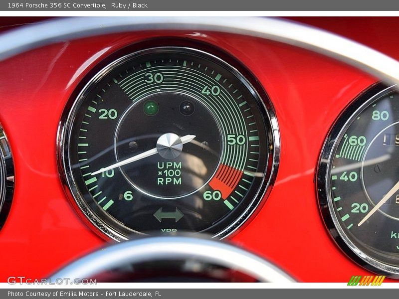  1964 356 SC Convertible SC Convertible Gauges