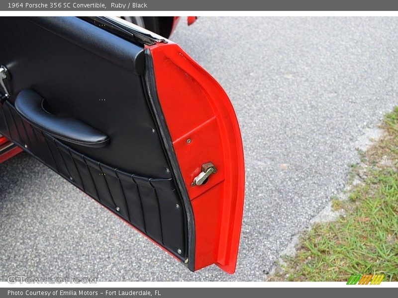 Ruby / Black 1964 Porsche 356 SC Convertible