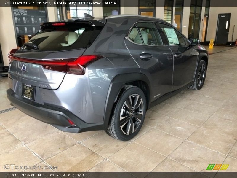 Nebula Gray Pearl / Glazed Caramel 2020 Lexus UX 250h AWD