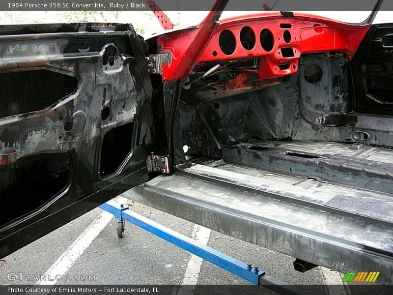 Ruby / Black 1964 Porsche 356 SC Convertible