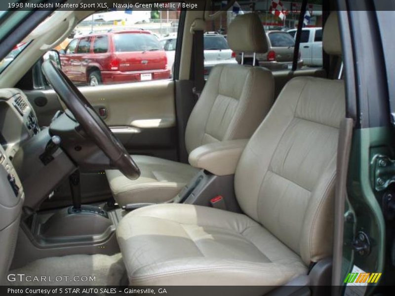Navajo Green Metallic / Beige 1998 Mitsubishi Montero Sport XLS