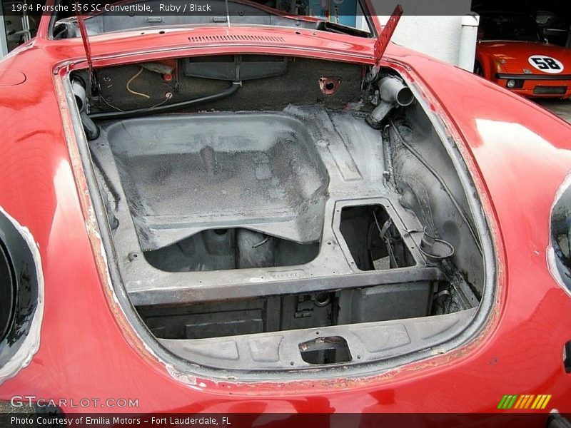 Ruby / Black 1964 Porsche 356 SC Convertible