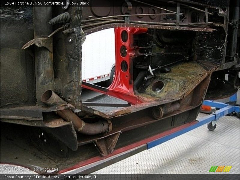 Ruby / Black 1964 Porsche 356 SC Convertible