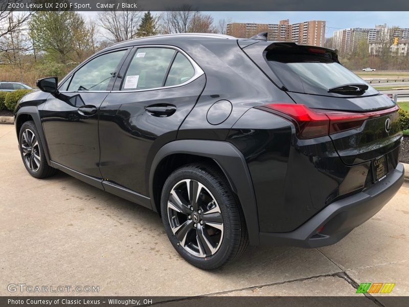 Caviar / Black 2020 Lexus UX 200 F Sport