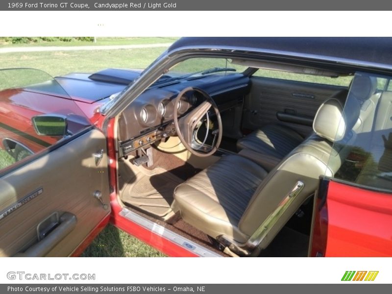  1969 Torino GT Coupe Light Gold Interior