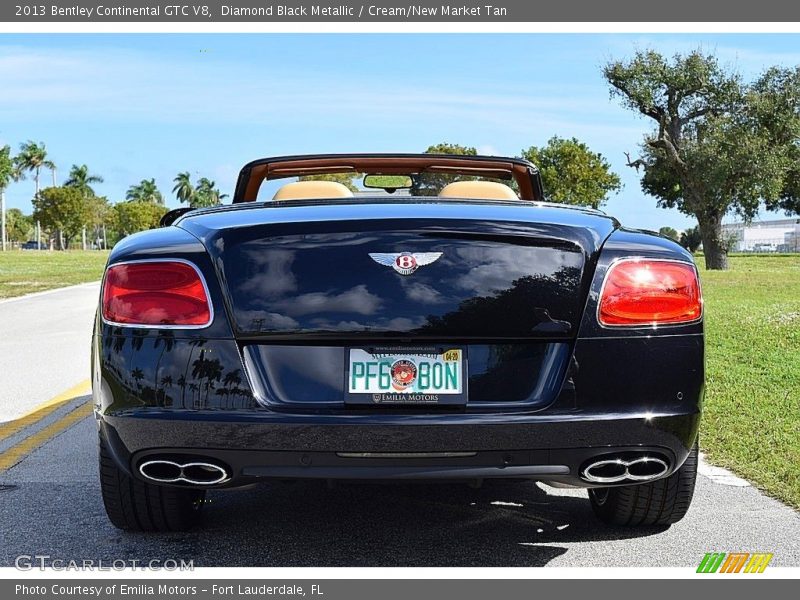 Diamond Black Metallic / Cream/New Market Tan 2013 Bentley Continental GTC V8
