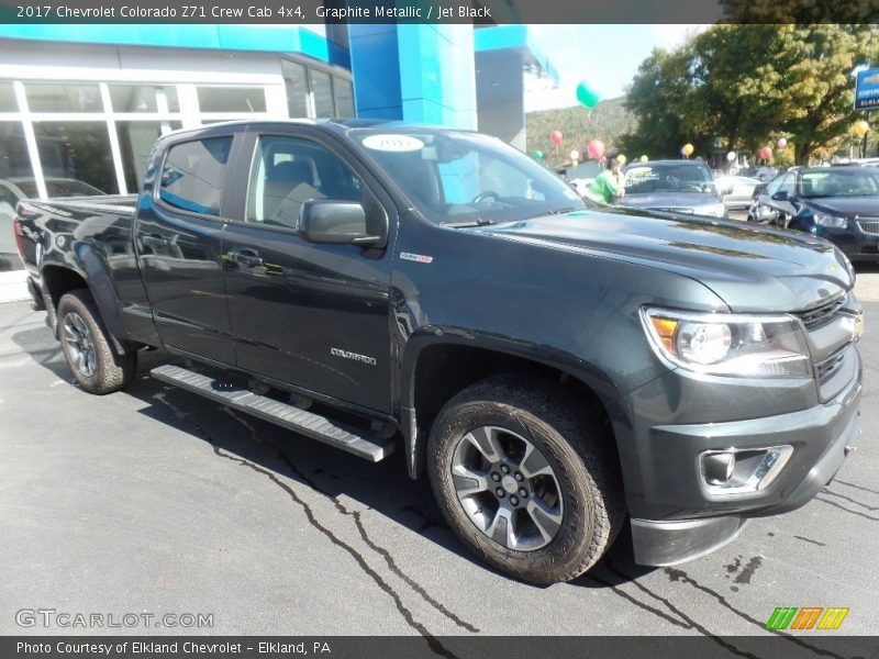 Graphite Metallic / Jet Black 2017 Chevrolet Colorado Z71 Crew Cab 4x4