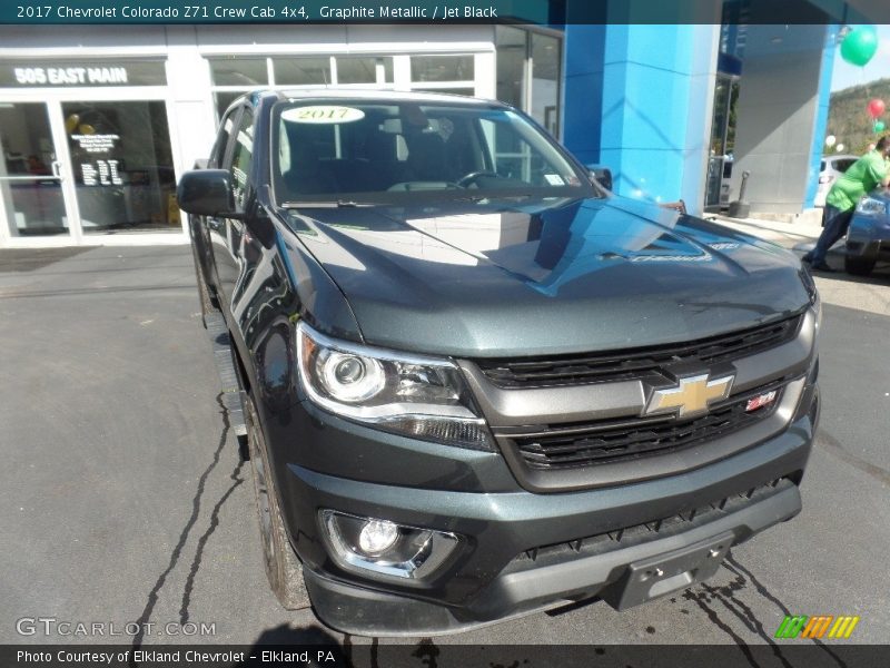 Graphite Metallic / Jet Black 2017 Chevrolet Colorado Z71 Crew Cab 4x4