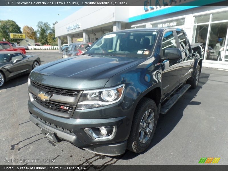 Graphite Metallic / Jet Black 2017 Chevrolet Colorado Z71 Crew Cab 4x4