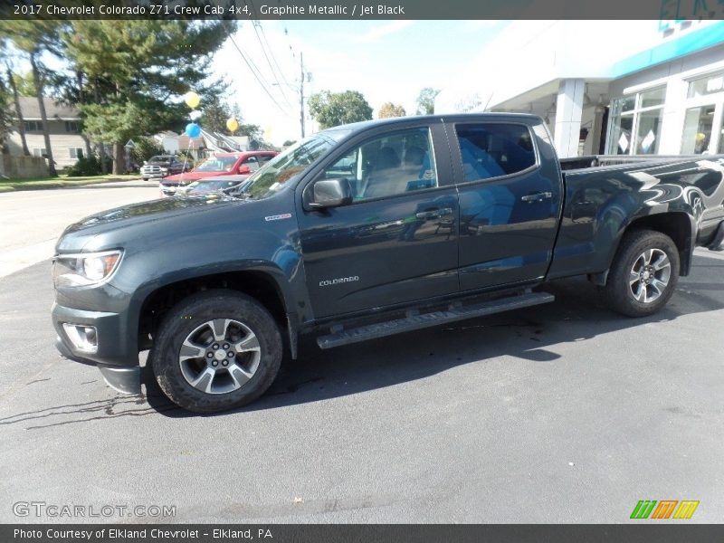 Graphite Metallic / Jet Black 2017 Chevrolet Colorado Z71 Crew Cab 4x4