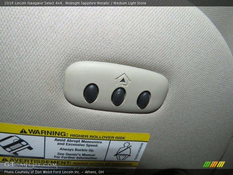 Midnight Sapphire Metallic / Medium Light Stone 2016 Lincoln Navigator Select 4x4