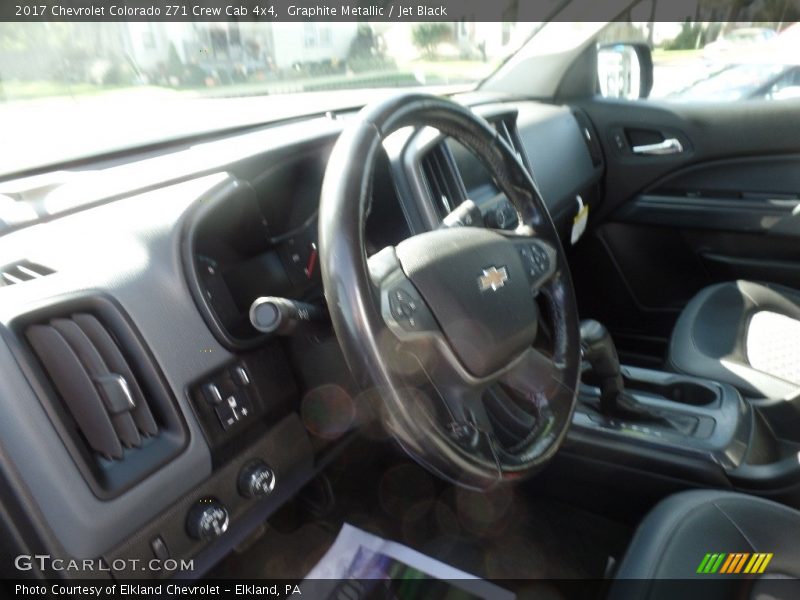 Graphite Metallic / Jet Black 2017 Chevrolet Colorado Z71 Crew Cab 4x4