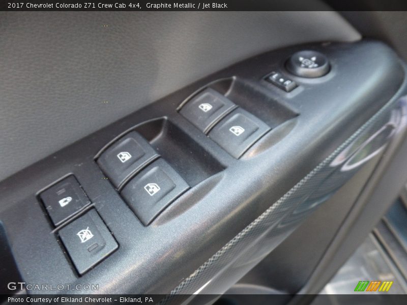 Graphite Metallic / Jet Black 2017 Chevrolet Colorado Z71 Crew Cab 4x4