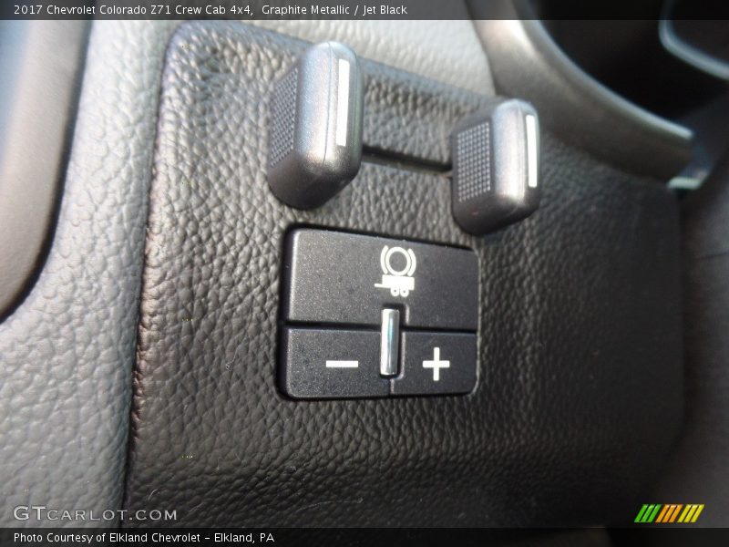 Graphite Metallic / Jet Black 2017 Chevrolet Colorado Z71 Crew Cab 4x4