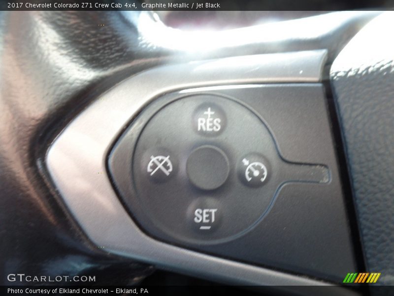 Graphite Metallic / Jet Black 2017 Chevrolet Colorado Z71 Crew Cab 4x4