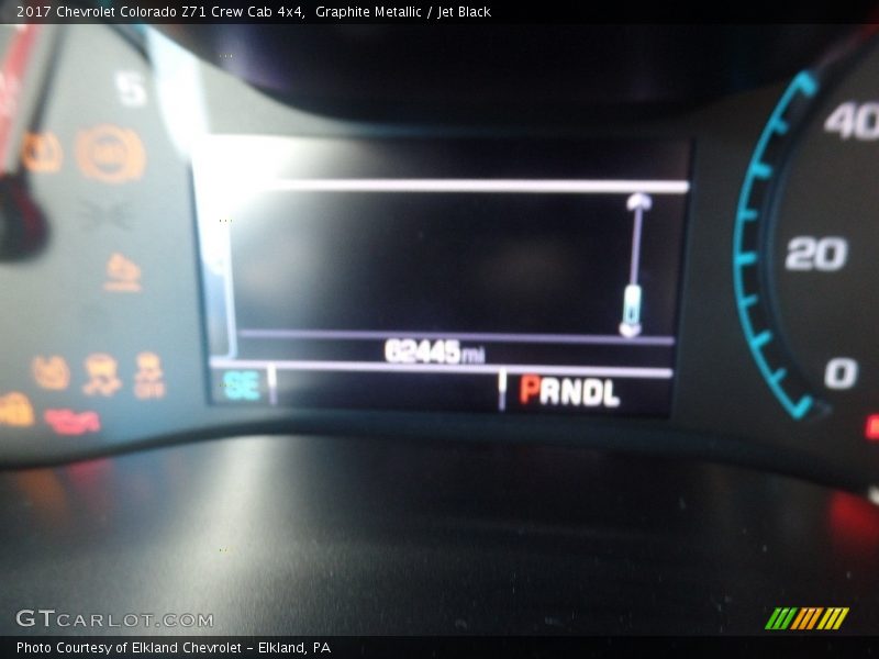 Graphite Metallic / Jet Black 2017 Chevrolet Colorado Z71 Crew Cab 4x4