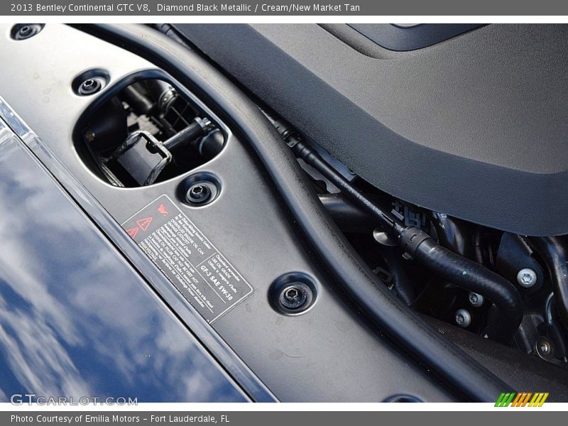 Info Tag of 2013 Continental GTC V8 