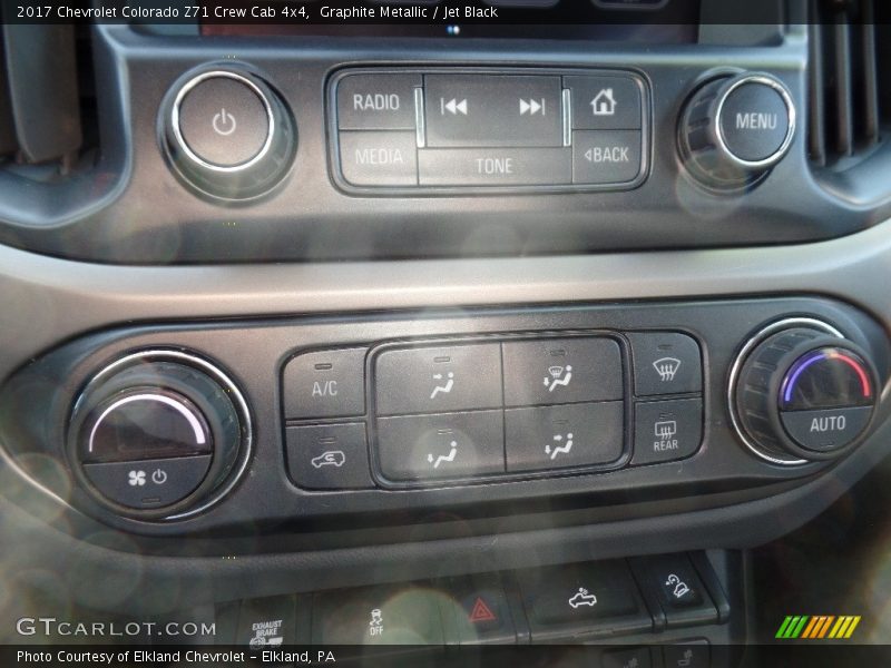 Graphite Metallic / Jet Black 2017 Chevrolet Colorado Z71 Crew Cab 4x4
