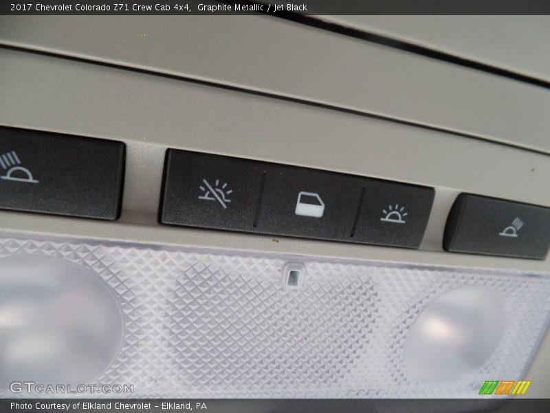 Graphite Metallic / Jet Black 2017 Chevrolet Colorado Z71 Crew Cab 4x4