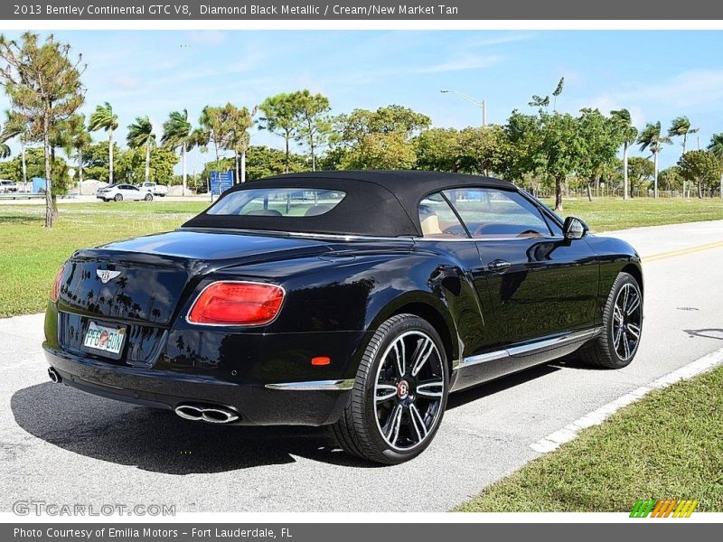 Diamond Black Metallic / Cream/New Market Tan 2013 Bentley Continental GTC V8