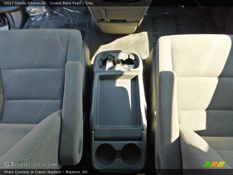 Crystal Black Pearl / Gray 2017 Honda Odyssey EX
