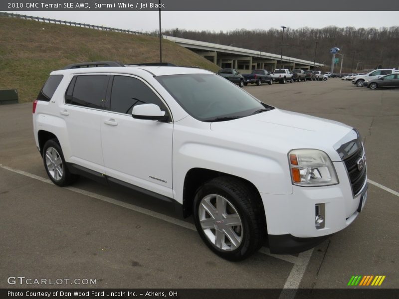 Summit White / Jet Black 2010 GMC Terrain SLE AWD