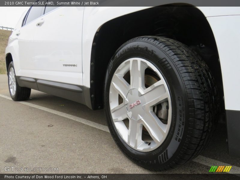 Summit White / Jet Black 2010 GMC Terrain SLE AWD