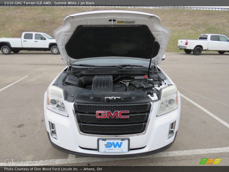 Summit White / Jet Black 2010 GMC Terrain SLE AWD