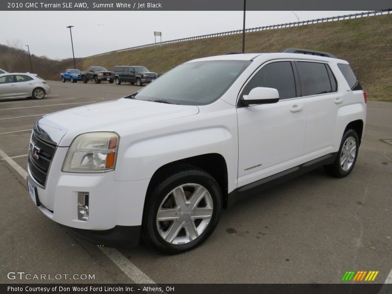 Summit White / Jet Black 2010 GMC Terrain SLE AWD