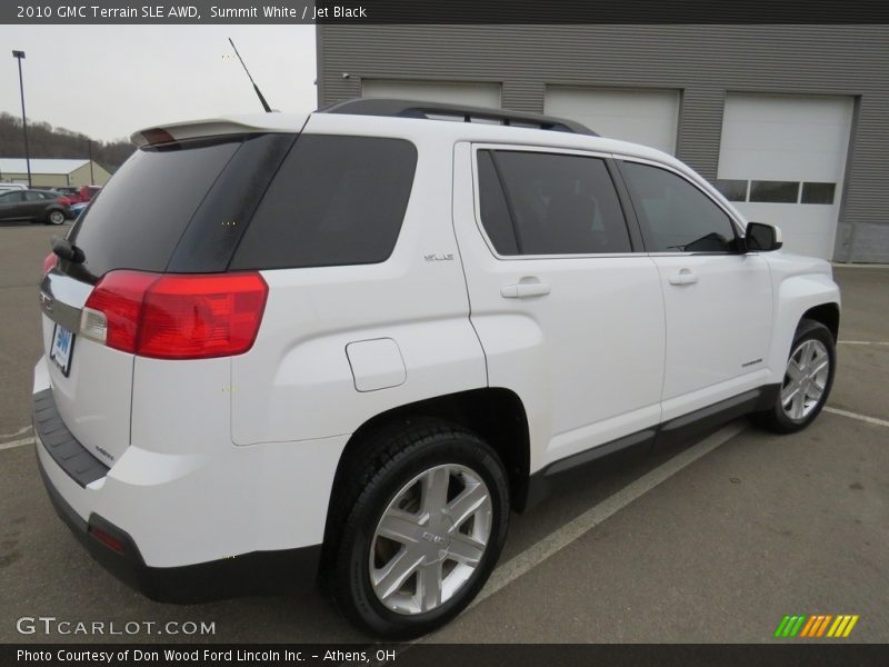 Summit White / Jet Black 2010 GMC Terrain SLE AWD