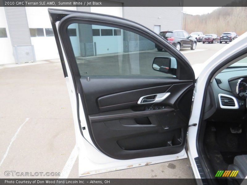 Summit White / Jet Black 2010 GMC Terrain SLE AWD