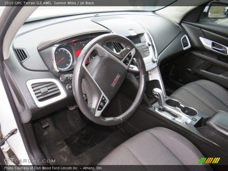 Summit White / Jet Black 2010 GMC Terrain SLE AWD