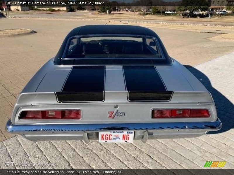 Silver Metallic / Black 1969 Chevrolet Camaro Z28 Coupe