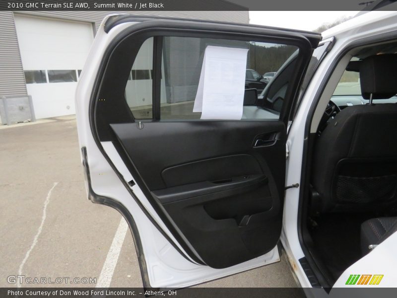 Summit White / Jet Black 2010 GMC Terrain SLE AWD