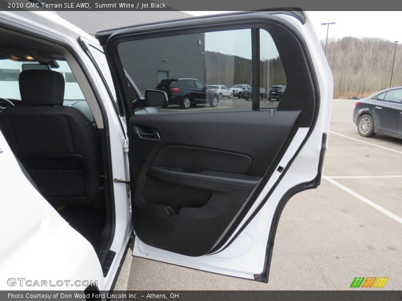 Summit White / Jet Black 2010 GMC Terrain SLE AWD