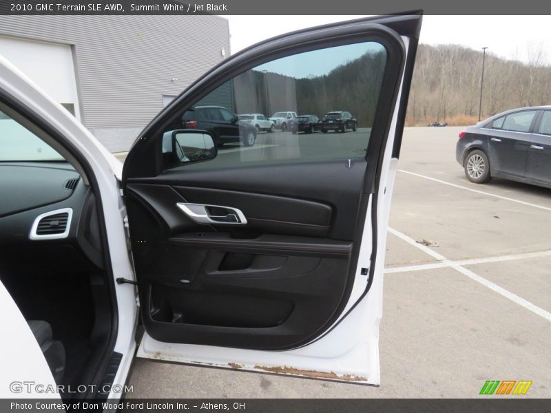 Summit White / Jet Black 2010 GMC Terrain SLE AWD