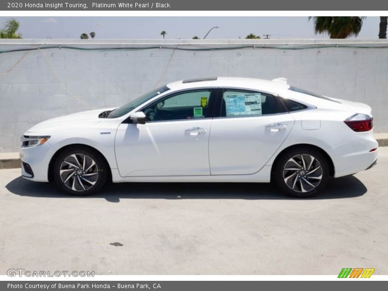 Platinum White Pearl / Black 2020 Honda Insight Touring