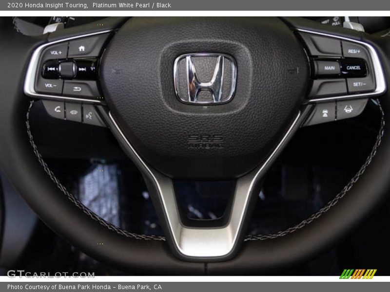 Platinum White Pearl / Black 2020 Honda Insight Touring