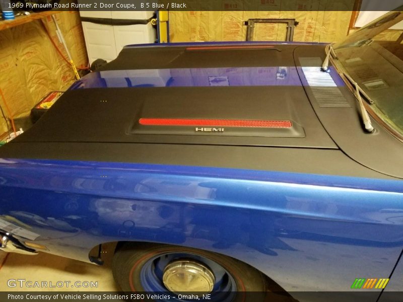 B 5 Blue / Black 1969 Plymouth Road Runner 2 Door Coupe