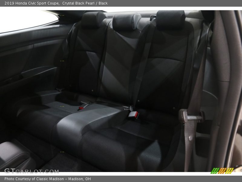 Crystal Black Pearl / Black 2019 Honda Civic Sport Coupe