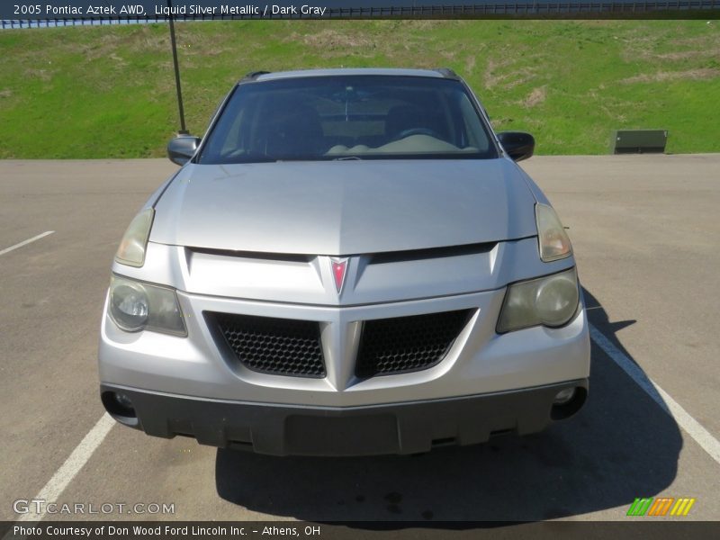 Liquid Silver Metallic / Dark Gray 2005 Pontiac Aztek AWD