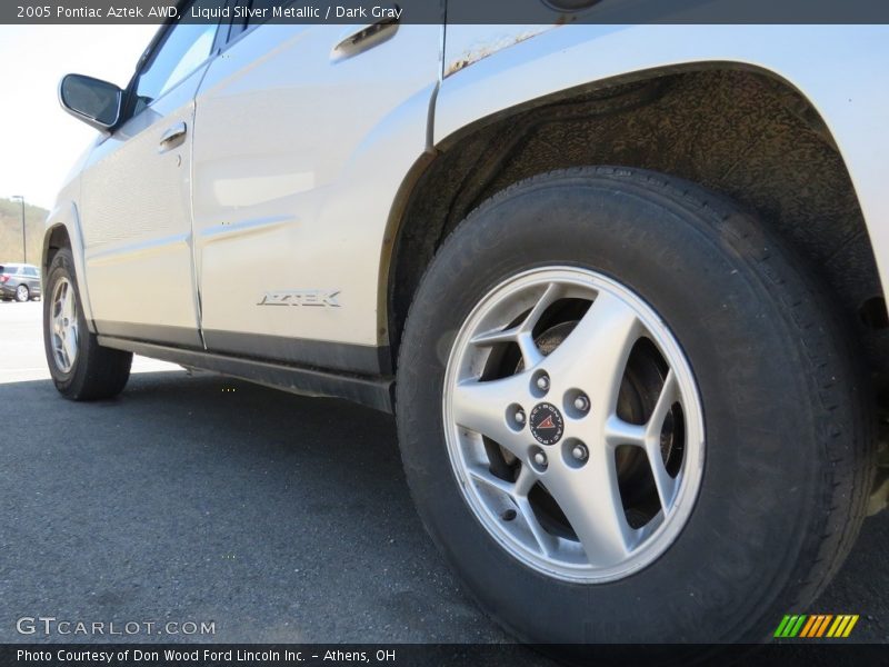 Liquid Silver Metallic / Dark Gray 2005 Pontiac Aztek AWD