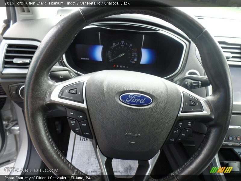  2016 Fusion Energi Titanium Steering Wheel