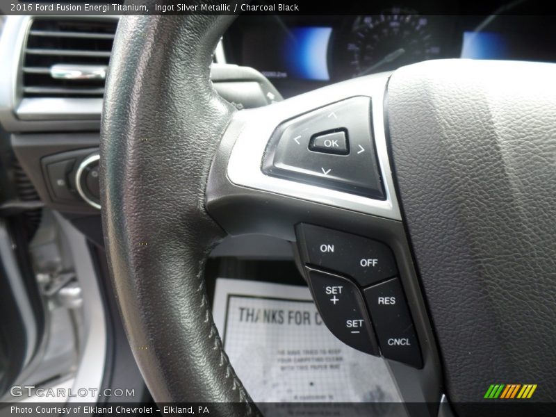  2016 Fusion Energi Titanium Steering Wheel