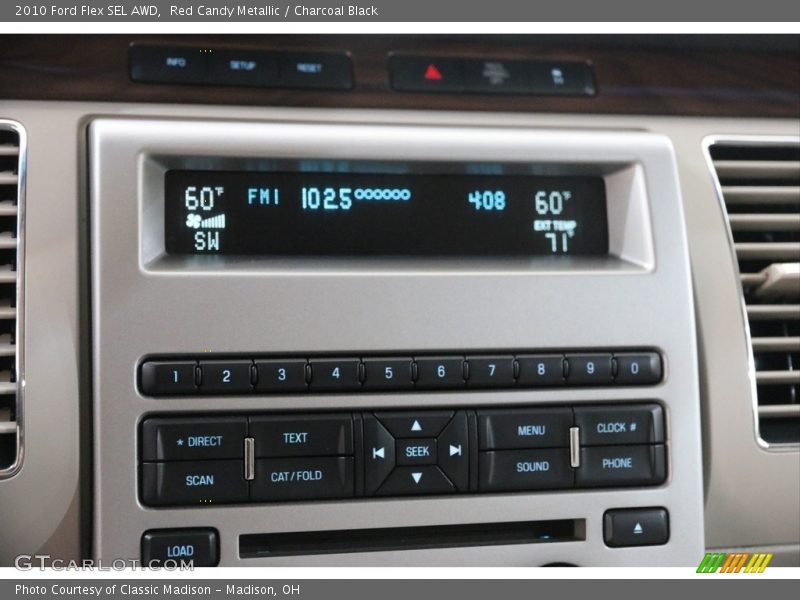 Red Candy Metallic / Charcoal Black 2010 Ford Flex SEL AWD
