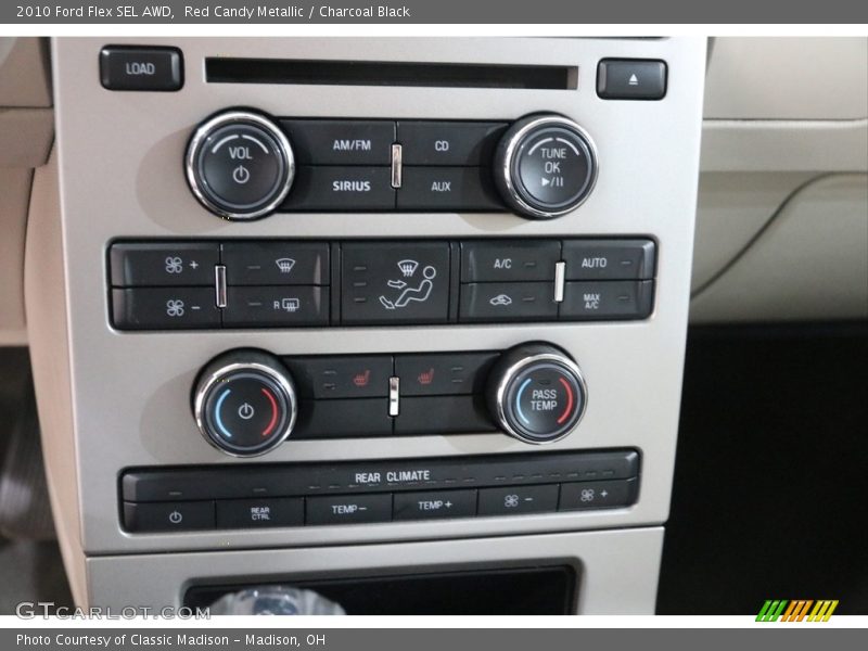 Red Candy Metallic / Charcoal Black 2010 Ford Flex SEL AWD
