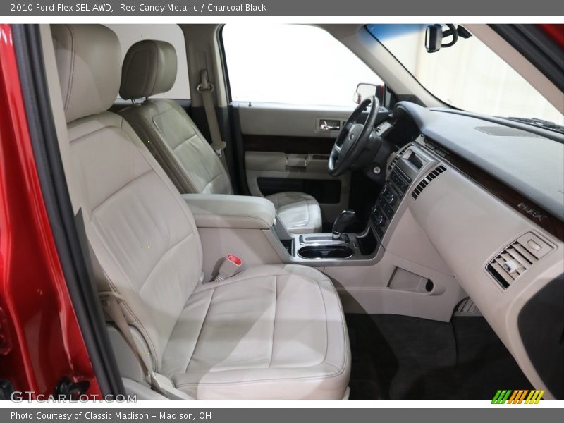 Red Candy Metallic / Charcoal Black 2010 Ford Flex SEL AWD