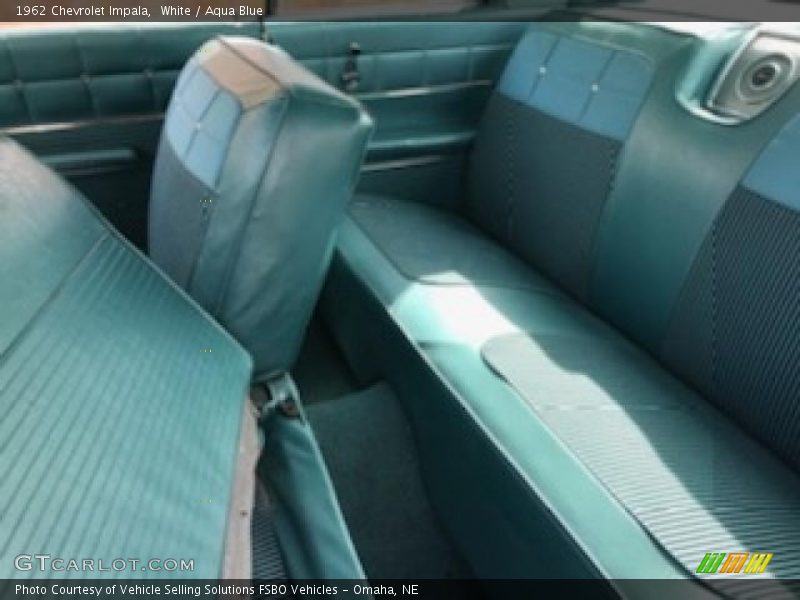White / Aqua Blue 1962 Chevrolet Impala