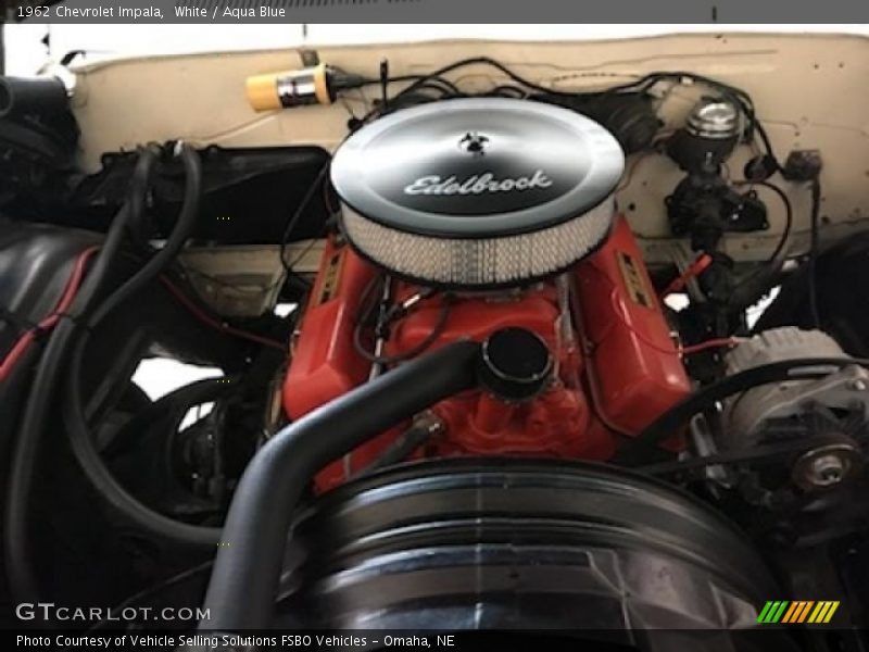 White / Aqua Blue 1962 Chevrolet Impala