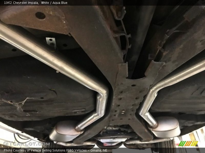 White / Aqua Blue 1962 Chevrolet Impala